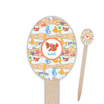 Under the Sea Oval Wooden Food Picks - Double Sided (Personalized)