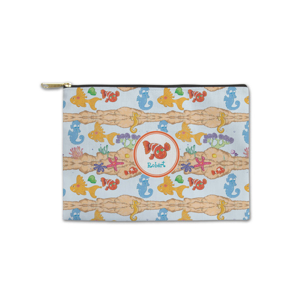 Custom Under the Sea Zipper Pouch - Small - 8.5"x6" (Personalized)