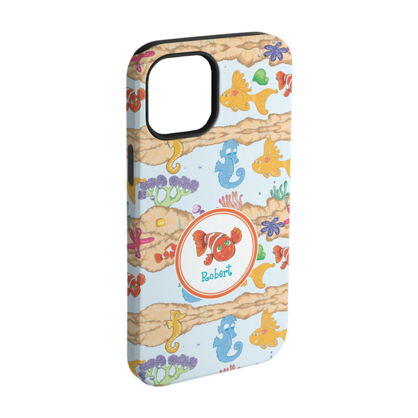 Custom Under the Sea iPhone Case - Rubber Lined - iPhone 15 Pro (Personalized)