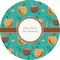 Coconut Drinks 1" Multipurpose Round Labels - Single Sticker