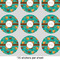 Coconut Drinks 2" Multipurpose Round Labels - Sheet