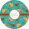 Coconut Drinks 3" Multipurpose Round Labels - Single Sticker