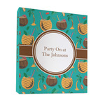 Coconut Drinks 3 Ring Binder - Full Wrap - 1" (Personalized)