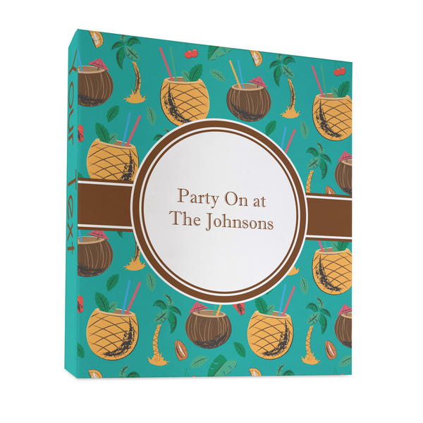 Custom Coconut Drinks 3 Ring Binder - Full Wrap - 1" (Personalized)