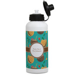 Coconut Drinks Water Bottles - Aluminum - 20 oz - White (Personalized)