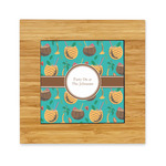 Coconut Drinks Bamboo Trivet with Ceramic Tile Insert (Personalized)