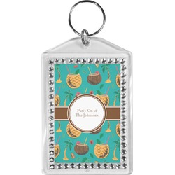 Coconut Drinks Bling Keychain (Personalized)