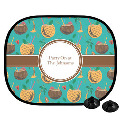 Coconut Drinks Car Side Window Sun Shade (Personalized)