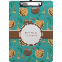 Coconut Drinks Clipboard (Letter Size) (Personalized)