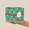 Coconut Drinks Cube Favor Gift Box - On Hand - Scale View