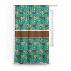 Coconut Drinks Curtain - 50"x84" Panel