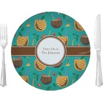 Coconut Drinks 10" Glass Lunch / Dinner Plates - Single or Set (Personalized)