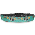 Coconut Drinks Deluxe Dog Collar - Double Extra Large (20.5" to 35") (Personalized)