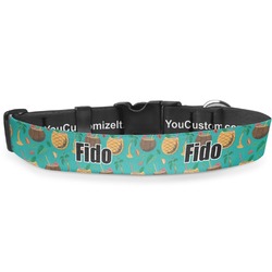 Coconut Drinks Deluxe Dog Collar - Toy (6" to 8.5") (Personalized)