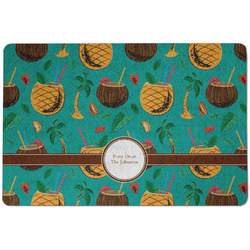 Coconut Drinks Dog Food Mat w/ Name or Text