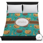 Coconut Drinks Duvet Cover - Full / Queen (Personalized)