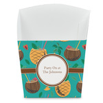 Coconut Drinks French Fry Favor Boxes (Personalized)