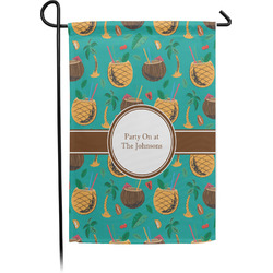 Coconut Drinks Garden Flag (Personalized)