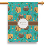 Coconut Drinks 28" House Flag - Single Sided (Personalized)