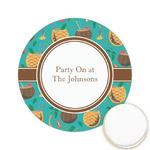 Coconut Drinks Printed Cookie Topper - 2.15" (Personalized)