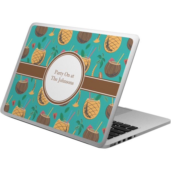 Custom Coconut Drinks Laptop Skin - Custom Sized (Personalized)