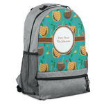 Coconut Drinks Backpack - Grey (Personalized)