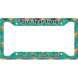 Coconut Drinks License Plate Frame - Style A (Personalized)