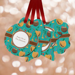 Coconut Drinks Metal Ornaments - Double Sided w/ Name or Text