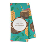 Coconut Drinks Kitchen Towel - Microfiber (Personalized)