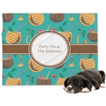 Coconut Drinks Dog Blanket - Large (Personalized)