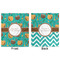 Coconut Drinks Minky Blanket - 50"x60" - Double Sided - Front & Back