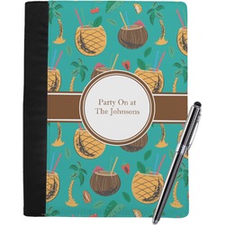 Coconut Drinks Notebook Padfolio - Large w/ Name or Text