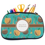 Coconut Drinks Neoprene Pencil Case - Medium w/ Name or Text