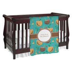 Coconut Drinks Baby Blanket (Double Sided) (Personalized)