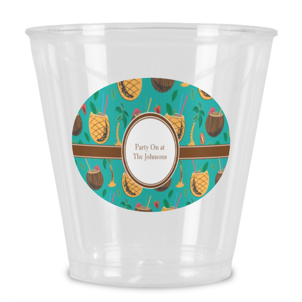 Custom Coconut Drinks Plastic Shot Glass (Personalized)