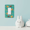 Coconut Drinks Rocker Light Switch Covers - Single - IN CONTEXT