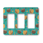 Coconut Drinks Rocker Style Light Switch Cover - Three Switch