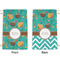 Coconut Drinks Small Laundry Bag - Front & Back View