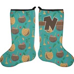 Coconut Drinks Holiday Stocking - Double-Sided - Neoprene (Personalized)