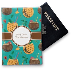 Coconut Drinks Vinyl Passport Holder (Personalized)