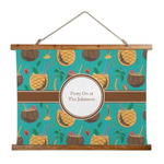 Coconut Drinks Wall Hanging Tapestry - Wide (Personalized)