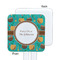 Coconut Drinks White Plastic Stir Stick - Single Sided - Square - Approval
