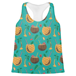 Coconut Drinks Womens Racerback Tank Top - Small