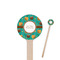 Coconut Drinks Wooden 7.5" Stir Stick - Round - Closeup