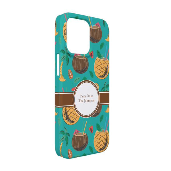 Custom Coconut Drinks iPhone Case - Plastic - iPhone 13 (Personalized)