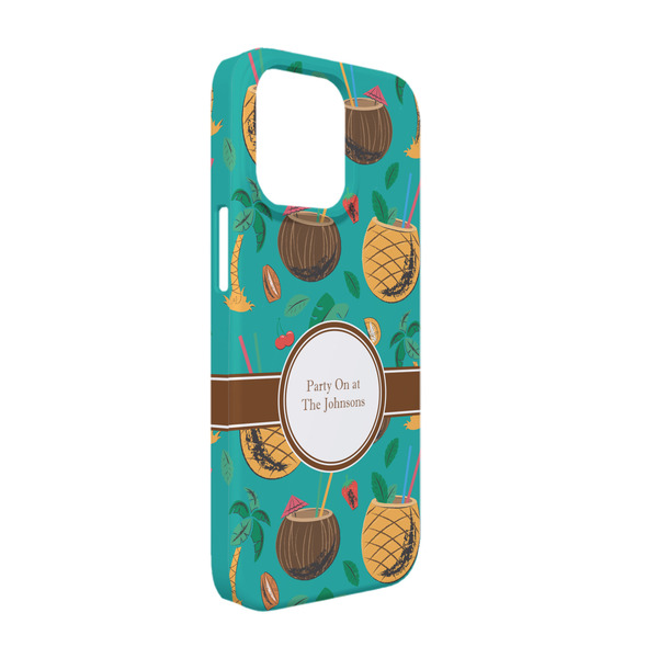 Custom Coconut Drinks iPhone Case - Plastic - iPhone 13 Pro (Personalized)