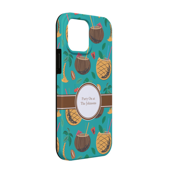 Custom Coconut Drinks iPhone Case - Rubber Lined - iPhone 13 (Personalized)