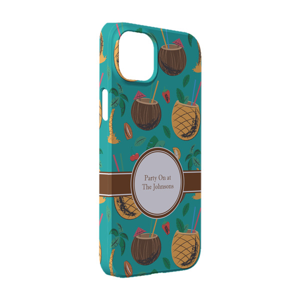 Custom Coconut Drinks iPhone Case - Plastic - iPhone 14 Pro (Personalized)