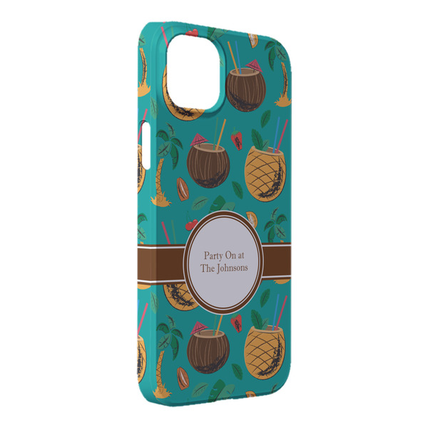 Custom Coconut Drinks iPhone Case - Plastic - iPhone 14 Pro Max (Personalized)