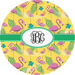 Pink Flamingo Multipurpose Round Labels - 1" (Personalized)